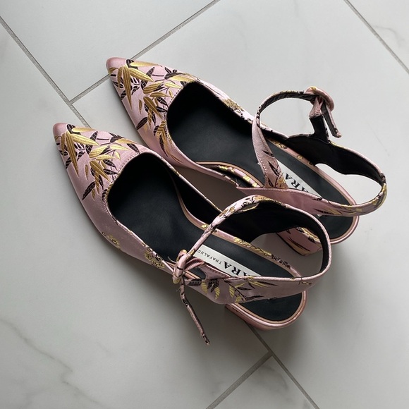 Zara pink satin sandals - Picture 4 of 7